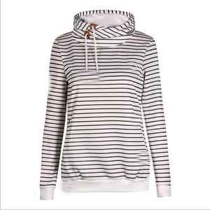 Vente en gros de sweats à capuche pour femmes avec fermeture éclair intégrale, nouveau design, impression de logo personnalisé sur le devant, pour l'hiver - Product Image 6