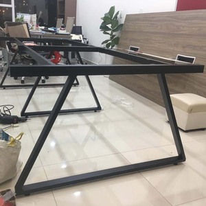 HCTH013 Trapeze II Concept Assembly System Minimalist 240x120cm Conference <b>Table</b> Legs for Hotels <b>Offices</b> Made From Durable Metal - Product Image 3