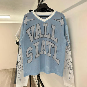 Suéter de ganchillo de punto de hombre de manga larga con cuello redondo y logotipo de diseño de invierno personalizado - Product Image 2