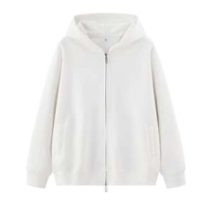 Cotton Puls Size <b>Hoodie</b> Custom Print Logo Waterproof Solid Knitted Sweatshirt 300 Garms OEM Supply - Product Image 1