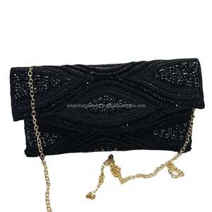 กระเป๋าผ้าคลัทช์ทำมือลายปักด้วยมือสำหรับงานแต่งงานด้วยงานฝีมือสุดหรู - Product Image 5