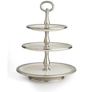 Support à pâtisserie et à gâteaux rond en acier inoxydable, outil de pâtisserie, support à mousse à 2 niveaux, logo personnalisé, prix bas, marque TQC, Uttar Pradesh - Product Image 3