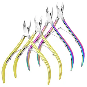 Nail Art Cuticle Scissors Clipper Manicure Pedicure Nipper Stainless Steel Cuticle Cutter Dead Skin Remover Nail Care