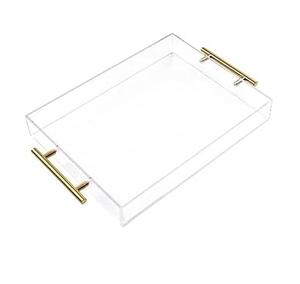 Plateau organisateur en acrylique transparent de haute qualité plateau en plastique Picsart d'affichage rectangulaire à vendre porte-stylo - Product Image 2