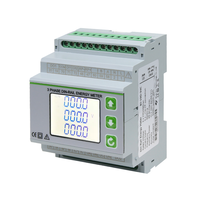 Compteur d'énergie Wifi de haute qualité, compteur de puissance électrique, RS485 Modbus, 100A, rail DIN, compteur Kwh, 3 phases, 4 fils