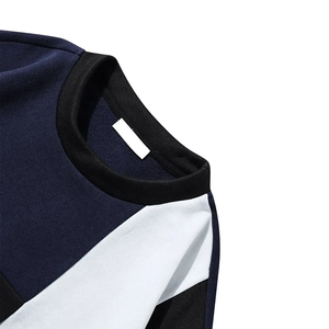 Vêtements de rue Hip Hop pour hommes manches longues en coton de haute qualité, décontracté, couleur unie imprimée - Product Image 3