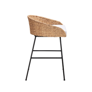 Venta al por mayor bohemio 61cm jacinto de agua altura del mostrador Taburetes de Bar sillas altas para sala de estar Bar de Vietnam - Product Image 3