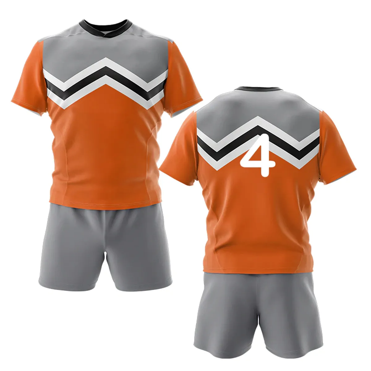 Il commercio all'ingrosso di sport personalizza l'uniforme di Rugby dell'uniforme di Rugby degli stili automatici delle maniche lunghe con l'imballaggio su ordinazione.