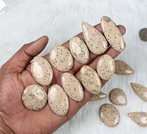 Alta calidad Natural dálmata australiana mezcla forma cabujón piedras preciosas sueltas venta al por mayor lote suministro para hacer joyas - Product Image 1