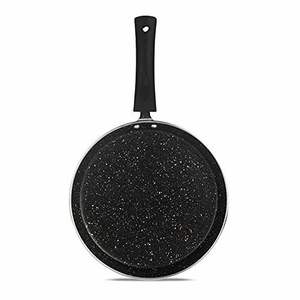 Black Non Stick Flat Griddle Aluminium Premium Quality Multi Purpose Kitchen Cookware for Home Office Hotel by Anax Impex India - Product Image 1