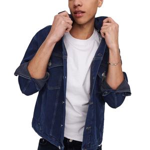 Blouson en jean oversize respirant pour homme – Collection Hiver 2026 – Vente en gros à prix réduits – Grandes tailles disponibles - Product Image 4