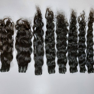 100% vrais cheveux humains brésil cheveux vierges cuticule crue alignée cheveux vierges Afro crépus en vrac indien Remy cheveux en gros - Product Image 1