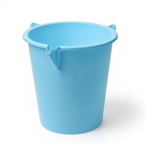 SH1030170MH Portable 17Lt Blue Spout Cleaning Trolley <b>Folding</b> Plastic <b>Bucket</b> with Water Usage for Mop <b>Bucket</b> - Product Image 2