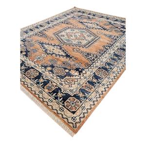 Alfombra de Lana Anudada a Mano Erbe, Diseño Abstracto con Medallón Rojo Naranja, Rectangular, para Hogar, AKWL-1433, 9x12, Alfombra para Sala de Estar, Alfombra para Entrada - Product Image 2