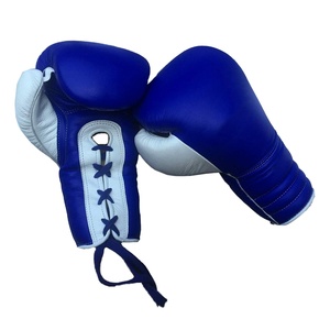 Boxing Gloves Laced Non-Slip for Training Sparring Lightweight Design with Extra Protection Cowhide Leather - Product Image 3