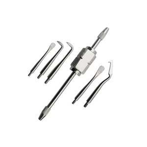 Ensemble de dissolvant de couronne de morille dentaire de qualité supérieure dissolvant de couronne manuel en acier inoxydable allemand trois points pointe par pentax - Product Image 4