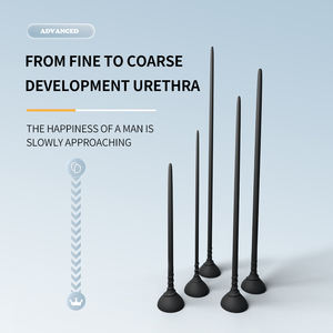 Jouets sexuels BDSM sons urétraux avec ventouse Masturbation masculine Stimulation urétrale et dilatation tige sonore pour hommes plaisir - Product Image 6