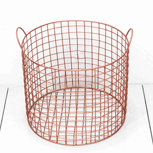 ตะกร้าลวดใส่ไข่ไก่สไตล์ชนบทตะกร้าโลหะสำหรับตกแต่งโรงนาผู้ผลิตอินเดีย - Product Image 6