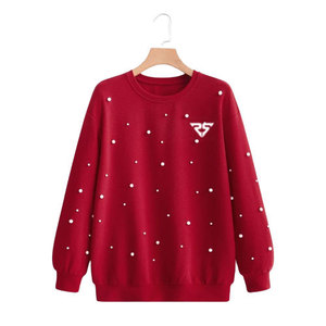 Sudadera estampada de algodón orgánico Streetwear, sudadera de manga larga con capucha de gran tamaño, sudadera para mujer - Product Image 1