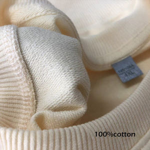 Sweat-shirt à capuche personnalisé avec logo, col rond, unisexe, 100% coton, épais, surdimensionné, sweat-shirt à col rond brodé, sweat-shirt vierge pour homme - Product Image 3