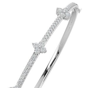 Bracelet élégant en argent sterling 925 avec diamants scintillants Bijoux en pierre principale en zircon de luxe pour les fêtes ou les cadeaux - Product Image 5