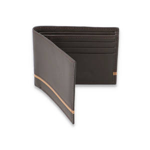 Portefeuille en cuir véritable de haute qualité pour hommes, porte-cartes court élégant avec logo personnalisé, design en gros de qualité supérieure, quantité minimale de commande bas - Product Image 6