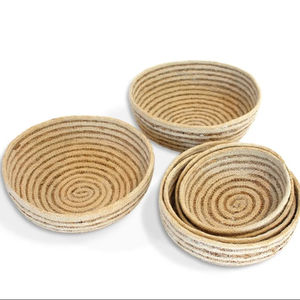 Tazón de yute moderno al por mayor, decoración elegante para mesa de hotel y hogar, producto premium estándar superior, MOQ bajo, compradores comerciales que sirven comida - Product Image 1