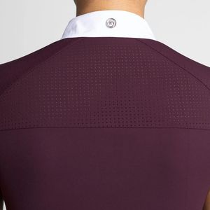 Camisa ecuestre cómoda para mujer, manga corta, ajuste elástico, ropa personalizada, capa base al por mayor, camisetas para montar a caballo - Product Image 6