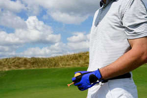 Gant de golf pour homme sur mesure, ultra-doux, blanc, en cuir véritable, antidérapant, imperméable, durable, pour le sport, prix de gros - Product Image 3