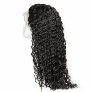 Top qualité Remy brut indien vague profonde avant de lacet perruque sans colle Style doux extensions de cheveux naturels en gros vendeur de cheveux vérifié - Product Image 2