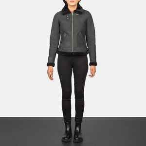 Chaqueta de Piel de Oveja Genuina para Mujer, de Alta Calidad, Ecológica, Transpirable, de Secado Rápido, Ligera, Tejida, para Invierno, Superventas - Product Image 2