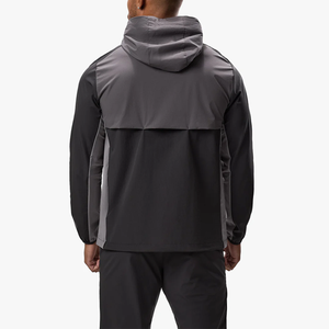 Chaqueta Cortavientos Personalizada con Logotipo, Impermeable, de Tela Tejida, con Capucha Ajustable y Cremallera Frontal para Hombre - Product Image 2