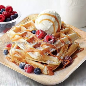 Assiettes carrées écologiques de 8 pouces, compostables, biodégradables, résistantes, jetables, pour la restauration rapide, en vrac, pour les restaurants, 2026 - Product Image 4