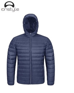 Comfortable and Stylish Winter Warm Coat Thick Outdoor <b>Canvas</b> High Street Custom Hooded Bubble Puffer <b>Jacket</b> Men - Product Image 1