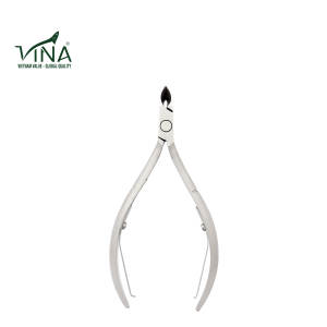 Produit chaud pince à cuticules en acier inoxydable Vina VNC-05-GC Salon professionnel beauté qualité supérieure nettoyage des cuticules des doigts - Product Image 3