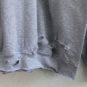 Classique hommes en détresse sweat confortable pull Style Vintage Streetwear tenue quotidienne - Product Image 5