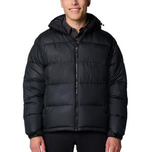 Haute exigence noir imperméable vers le bas capuche doudoune coupe-vent chaud matelassé veste hiver extérieur manteau bulle hommes vestes - Product Image 1