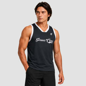 Camiseta Deportiva de Baloncesto Azul Marino, Corte Regular, Diseño Transpirable - Product Image 1