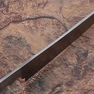 Couteau de chef à lame fixe en acier Damas forgé à la main, personnalisé, de haute qualité, OEM ODM, avec étui en cuir - Product Image 4