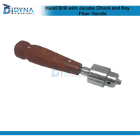 Jacobs Chuck & Key Perceuse à main orthopédique Instrument vétérinaire avec poignée en fibre certifiée CE Instrument chirurgical manuel