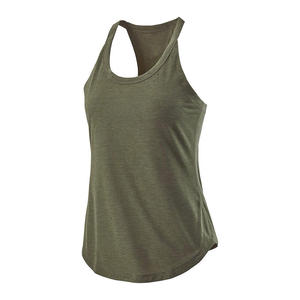 Top Deportivo Halter de Soporte Medio con Espalda Cruzada y Corte Largo para Gimnasio, para Mujer - Product Image 6