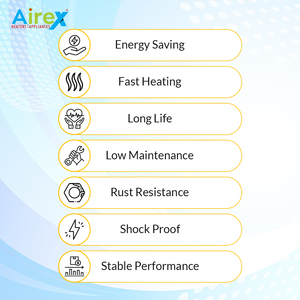 AIREX 1000วัตต์สแตนเลสสตีลแบบวงแหวนฮีตเตอร์แบบท่อข้าวโพดป็อปและมอระกู่สำหรับเครื่องทำน้ำอุ่น3วงแหวน - Product Image 5