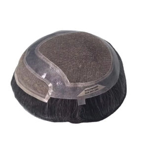 Toupee para Hombre Taz Hair, Peluca de Cabello Humano 100%, Densidad Cruda 60%-150%, Cabello Indio Remy, Resistente al Agua, Ondulado - Product Image 3