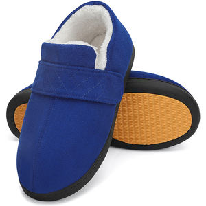 <span class=keywords><strong>Chaussons</strong></span> chauds à enfiler antidérapants, les plus confortables, en mousse à mémoire de forme pour hommes - Product Image 2