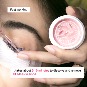 Vente en gros de dissolvant de cils logo sans irritation crème dissolvant de cils marque privée fournitures d'extension de cils emballage personnalisé gratuit - Product Image 4