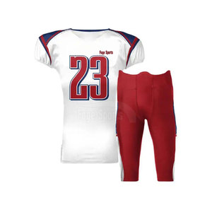 Ensemble d'uniformes de football américain imprimés personnalisés et bon marché Uniforme de football américain de haute qualité - Product Image 6