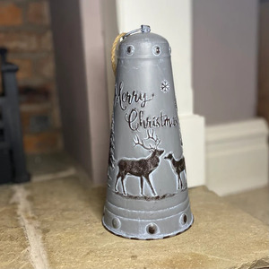Best Selling Jingle Bells Garden Decorative and Home Metal Christmas <b>Ornaments</b> <b>Large</b> Quantity Selling Hanging Galvanized Bells - Product Image 2