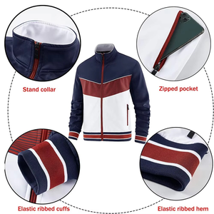 Survêtement d'entraînement de football pour hommes de haute qualité, 2 pièces, à capuche zippée, pour l'hiver - Product Image 3