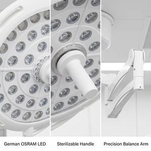 Lampe chirurgicale LED de plafond 160000 Lux, série 700, avec perles LED Cree, lampe <span class=keywords><strong>d</strong></span>'<span class=keywords><strong>opération</strong></span> sans ombre avec modes RGB et laparoscope - Product Image 3