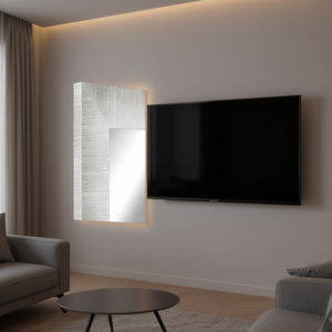 Framed Mirror for 55 Inch QLED Smart LED TV Compatible with Hidden TV - Product Image 3